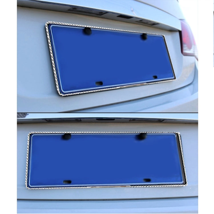 2 PCS Car License Plate Frames Car Styling License Plate Frame Universal License Plate Holder Car Accessories