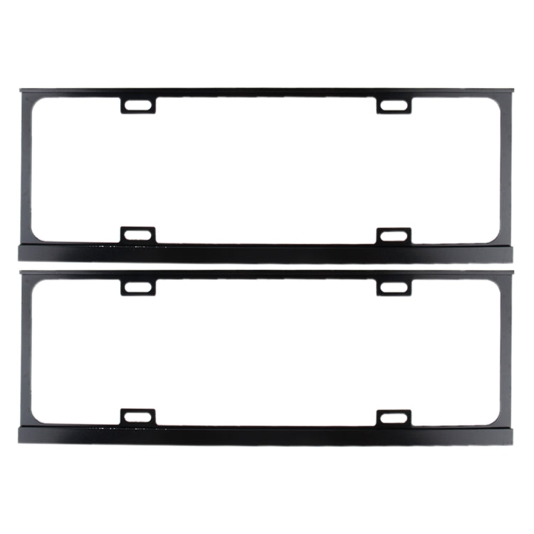 2 PCS Car License Plate Frames Car Styling License Plate Frame Magnesium Alloy Universal License Plate Holder Car Accessories