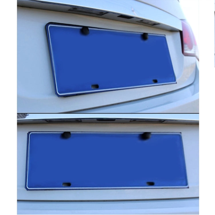 2 PCS Car License Plate Frames Car Styling License Plate Frame Magnesium Alloy Universal License Plate Holder Car Accessories