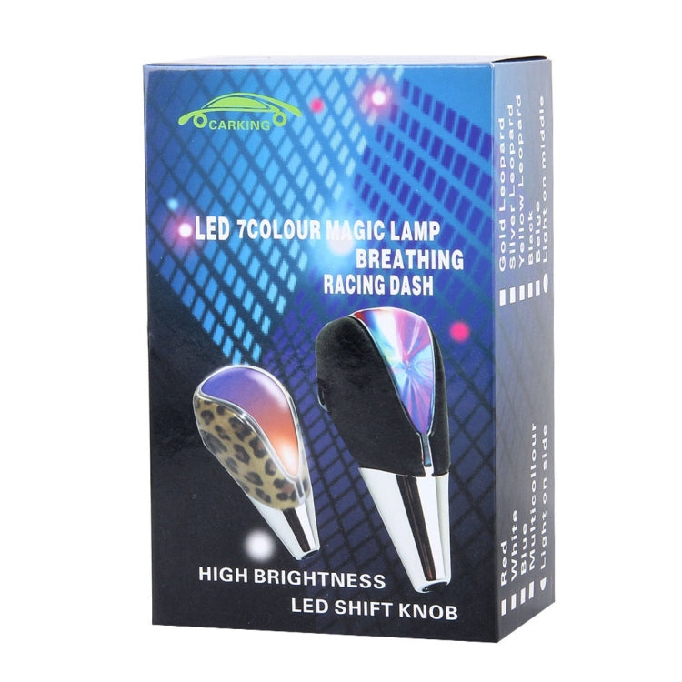 Colorful Car Breathing Racing Dash LED Magic Lamp Pattern Gear Head Shift Knob, Size: 11.5 * 4.1 * 1.4 cm