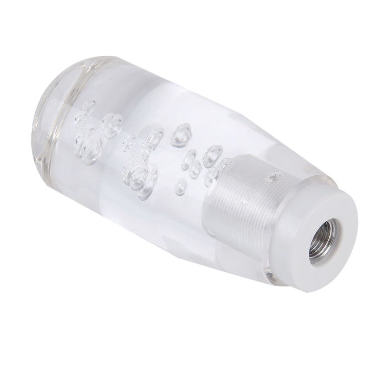 Crystal Car Breathing Racing Dash LED Magic Lamp Gear Head Shift Knob with Base, Size: 10.0 * 4.5 * 3.2 cm(Red and Blue)