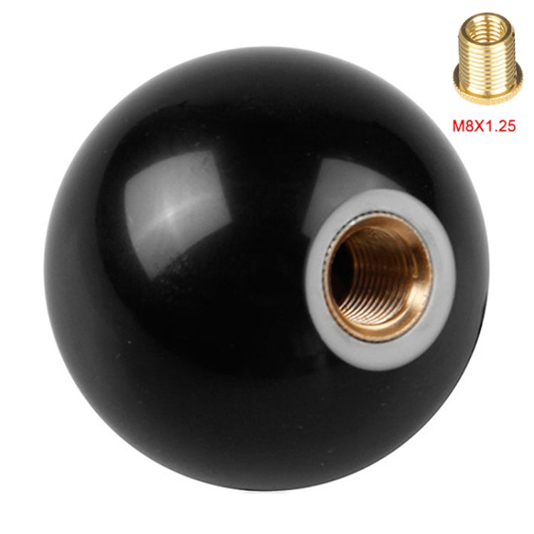 Black 8 Ball Shift Knob for Automatic Gear Shifer, Adapter Size: M8 x 1.25