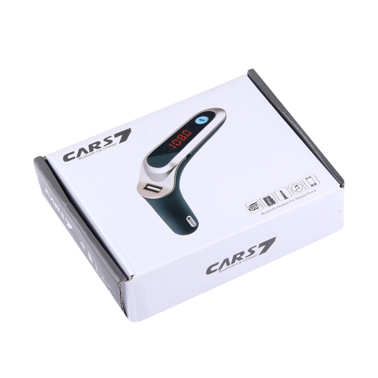 CARS7 Bluetooth Car Charger with Digital Display for Mobile Phone