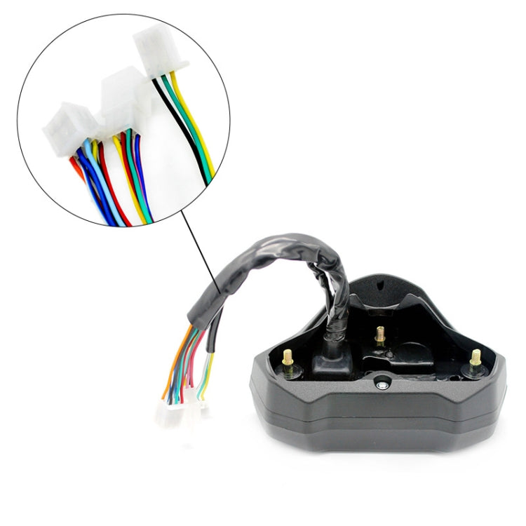 B2912 Motorcycle Modified Instrument Panel 12V LCD Display Odometer Mileage 2-4 Cylinder Speedometer