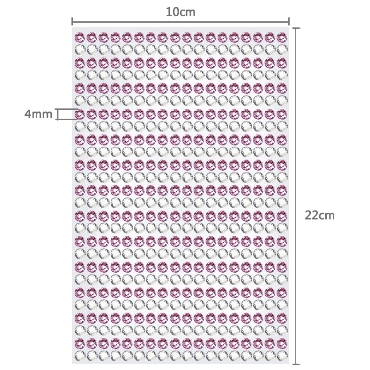 4mm Glitter Crystal Diamond Decoration / Shining Rhinestone Sticker for Car Sticker & Cell Phone Ornament