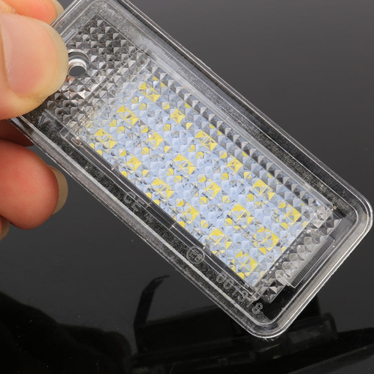 2 PCS License Plate Light with 18 SMD-3528 Lamps for Audi