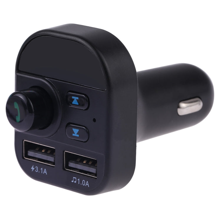 805E Dual USB Charging Bluetooth FM Transmitter MP3 Music Player Car Kit, Support Hands-Free Call  & Read TF Card / U Disk Music