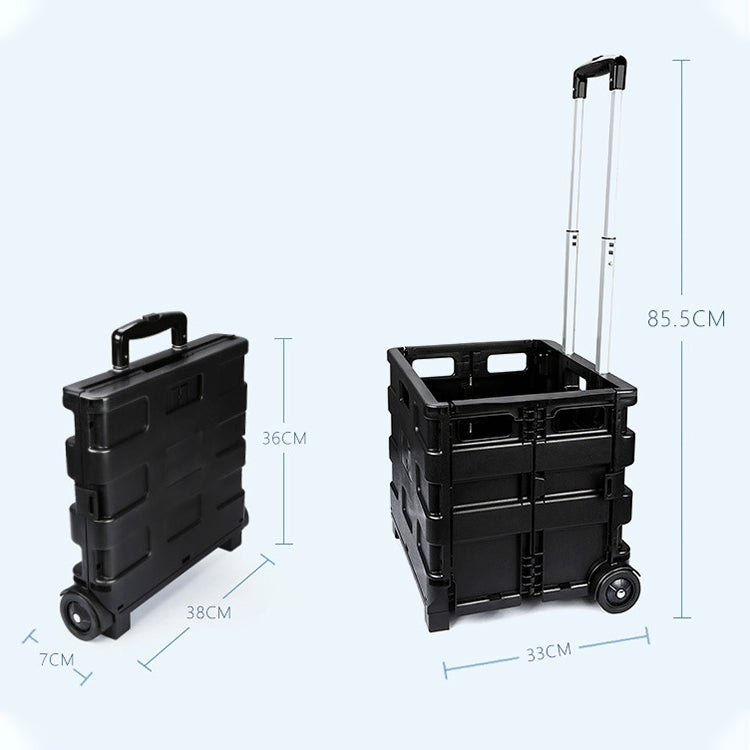 Multi-functional Folding Car Storage Reserve Box Pull-rod Box