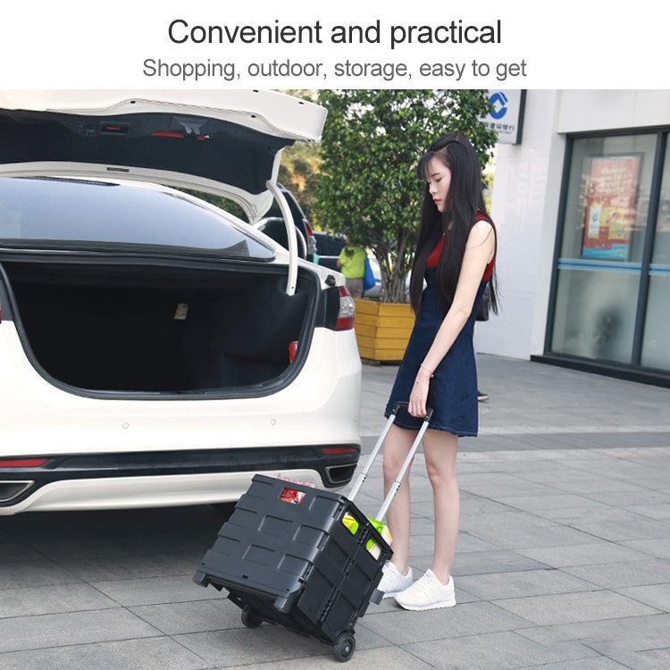 Multi-functional Folding Car Storage Reserve Box Pull-rod Box