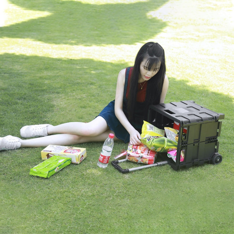 Multi-functional Folding Car Storage Reserve Box Pull-rod Box