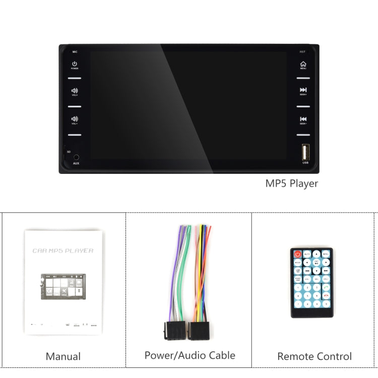 848V 16 7 inch Multi-touch Screen Car GPS Navigator, Support TF Card / USB / AUX / MP5 Player / Android & iPhone Mirror Links