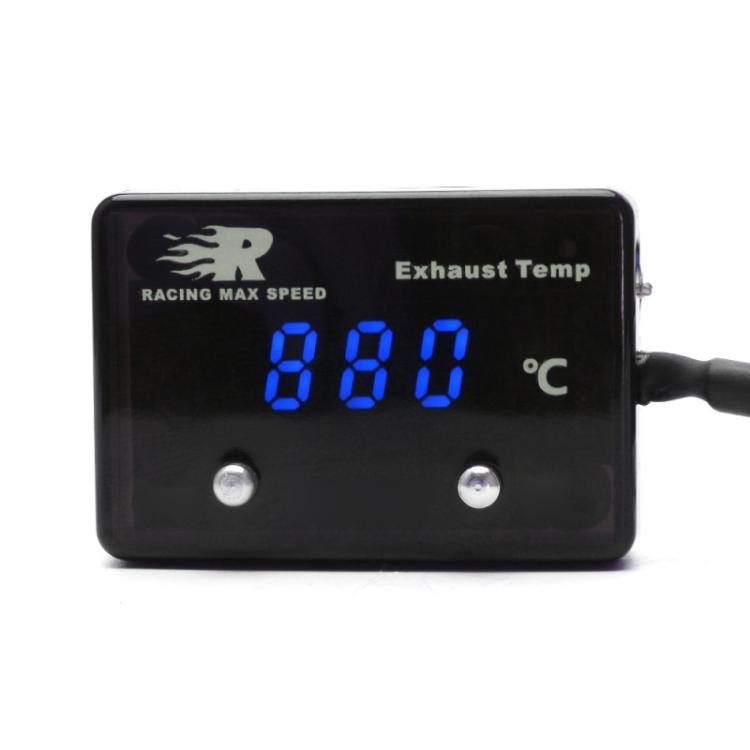 CNSPEED Car Tail Gas Digital Display Thermometer with Sensor P-ETM-01