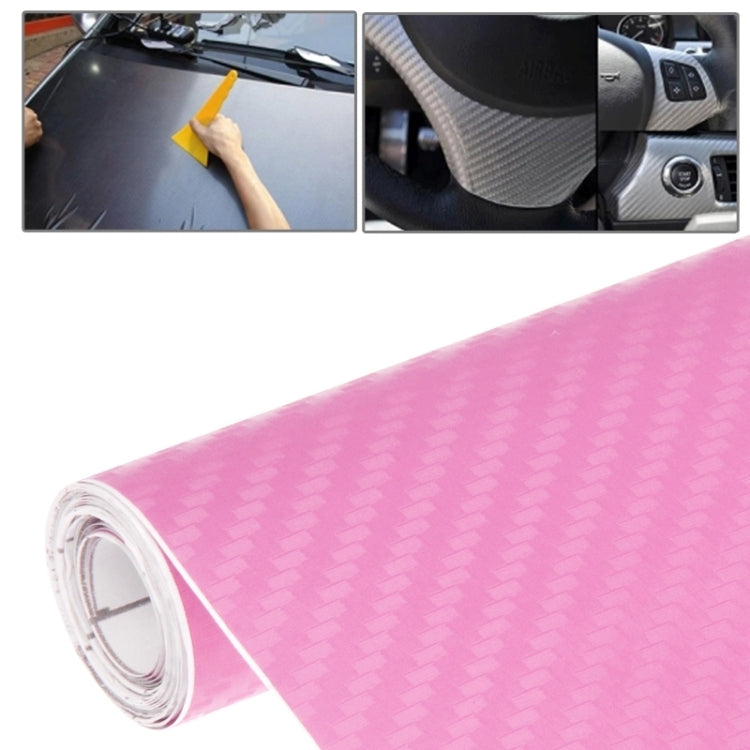 Car Decorative 3D Carbon Fiber PVC Sticker, Size: 152cm x 50cm