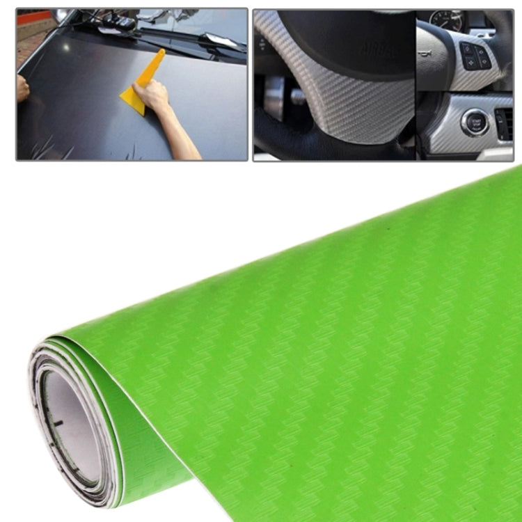 Car Decorative 3D Carbon Fiber PVC Sticker, Size: 152cm x 50cm