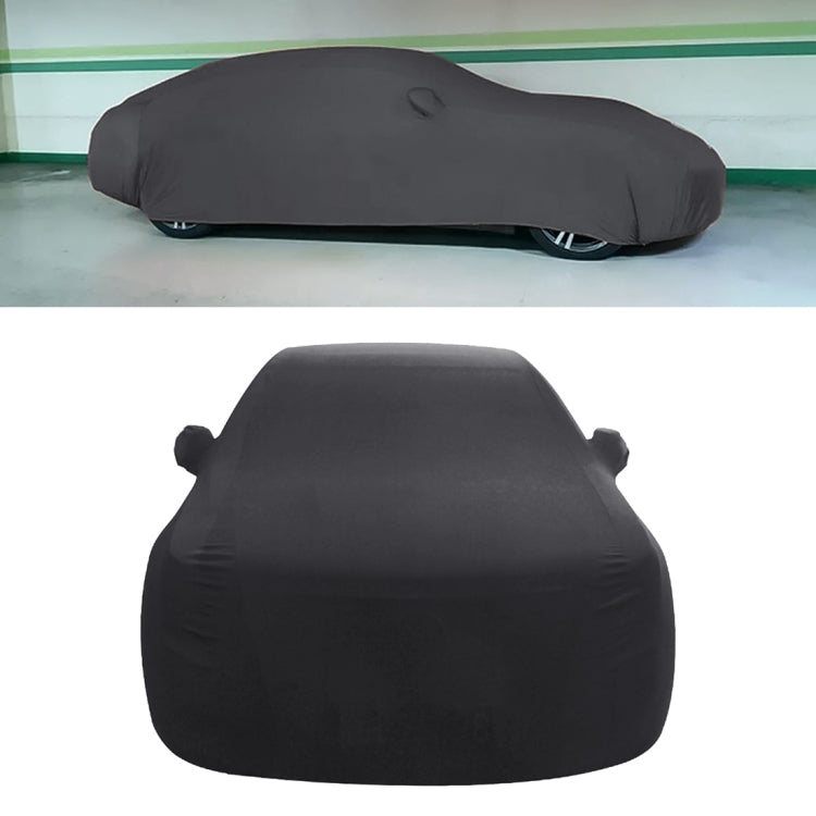 Anti-Dust Anti-UV Heat-insulating Elastic Force Cotton Car Cover for Hatchback Car, Size: 3.9m~4.19m