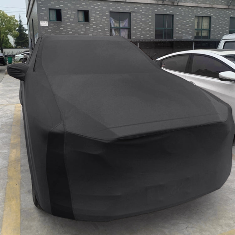 Anti-Dust Anti-UV Heat-insulating Elastic Force Cotton Car Cover for Hatchback Car, Size: 3.9m~4.19m