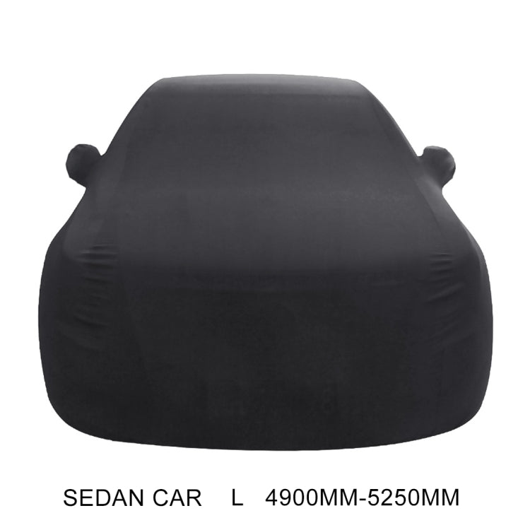 Anti-Dust Anti-UV Heat-insulating Elastic Force Cotton Car Cover for Sedan Car, Size: L, 4.9m~5.25m
