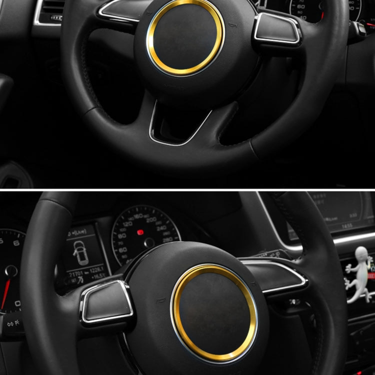 Car Aluminum Steering Wheel Decoration Ring For Audi