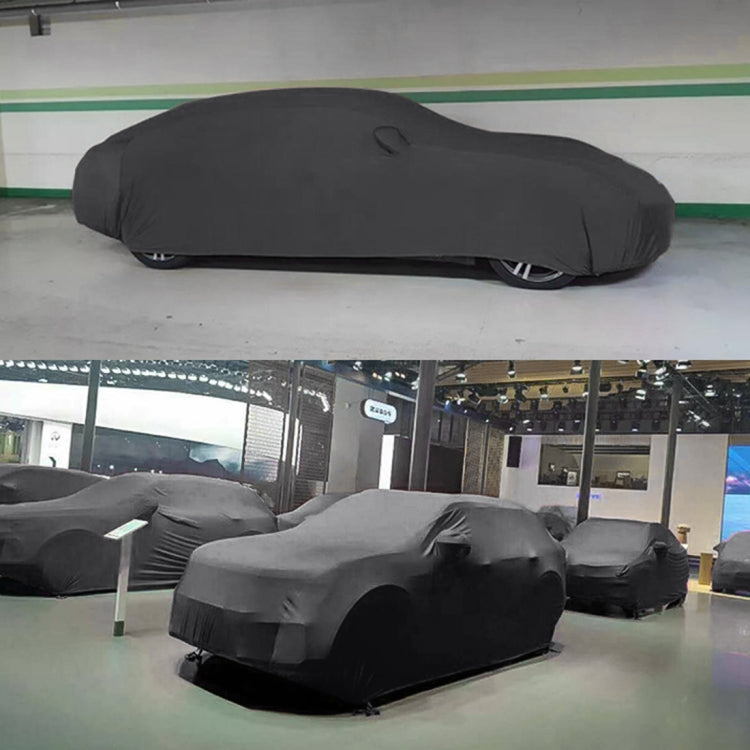 Anti-Dust Anti-UV Heat-insulating Elastic Force Cotton Car Cover for SUV, Size: XL, 5.05m~5.35m