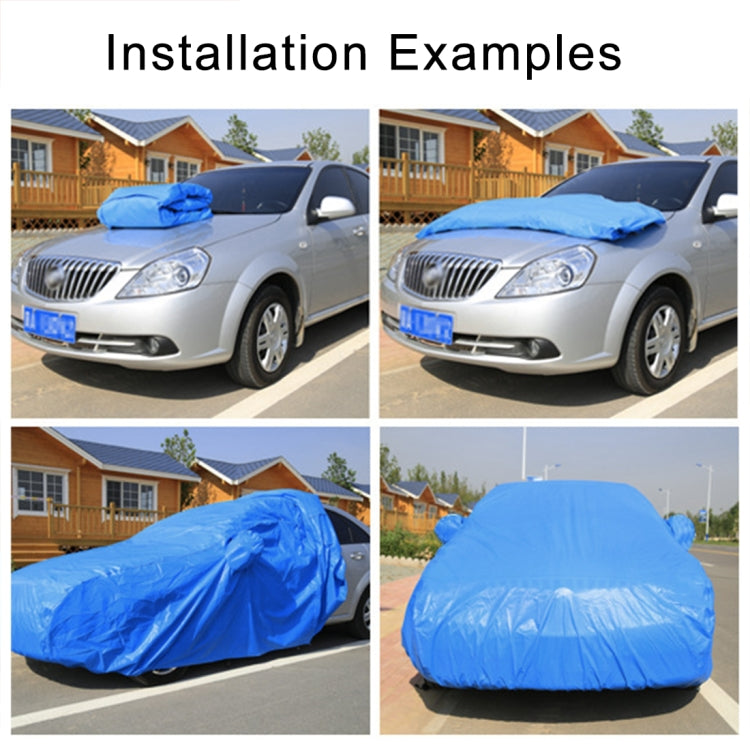 Anti-Dust Anti-UV Heat-insulating Elastic Force Cotton Car Cover for SUV, Size: XL, 5.05m~5.35m