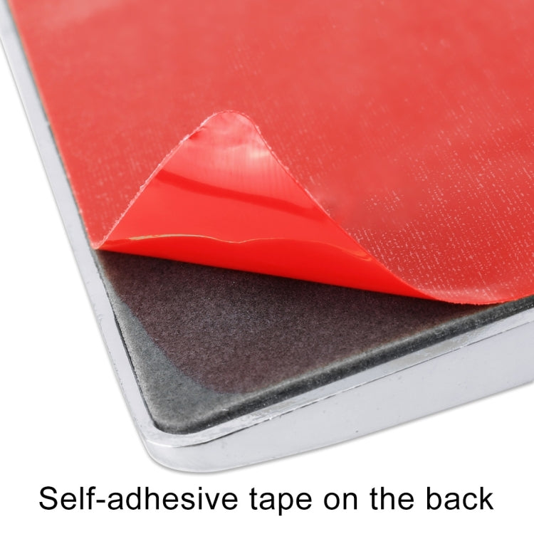 Universal Car Argentina Flag Rectangle Shape VIP Metal Decorative Sticker