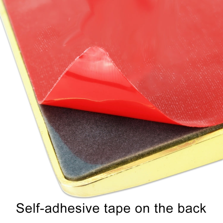 Universal Car Canada Flag Rectangle Shape VIP Metal Decorative Sticker