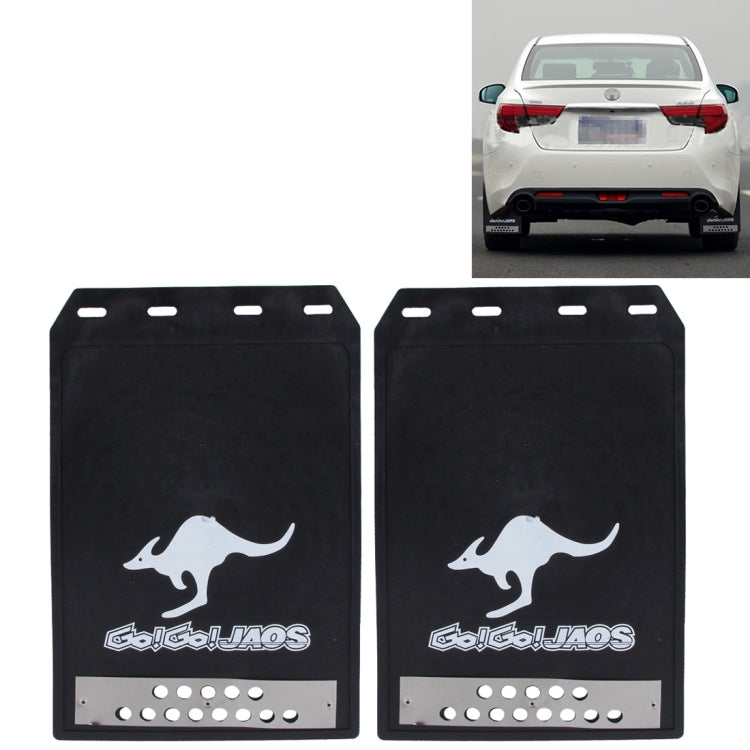 Premium Heavy Duty Molded Splash Front and Rear Mud Flaps Guards, Medium Size, Random Pattern Delivery