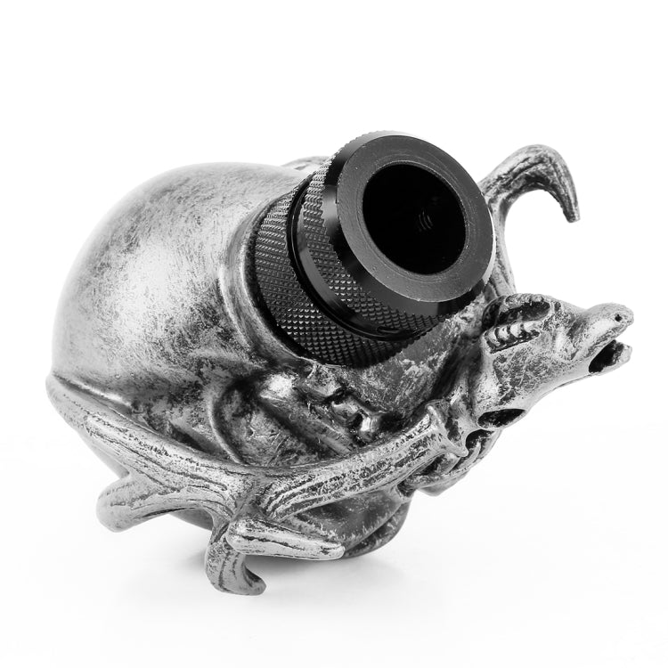 Universal Vehicle Car Creative Skull Double Heads Shaped Shifter Cover Manual Automatic Gear Shift Knob