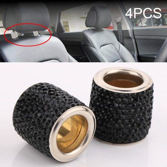 4 PCS Car Crystal Head Pillow Modified Decoration