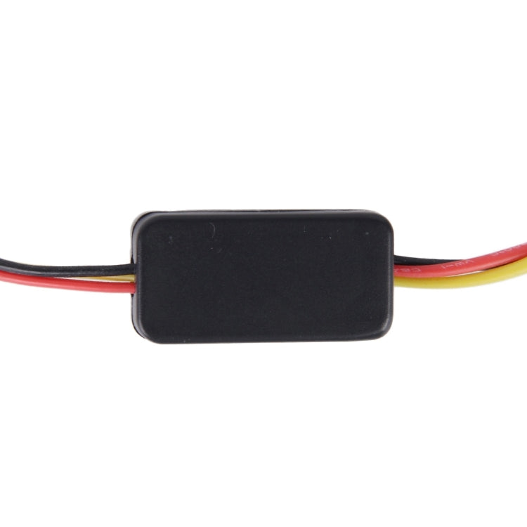 2 PCS 2.5inch 3W White Light + Yellow Light Car Angel Eyes Light, DC 12V Cable Length: 50cm