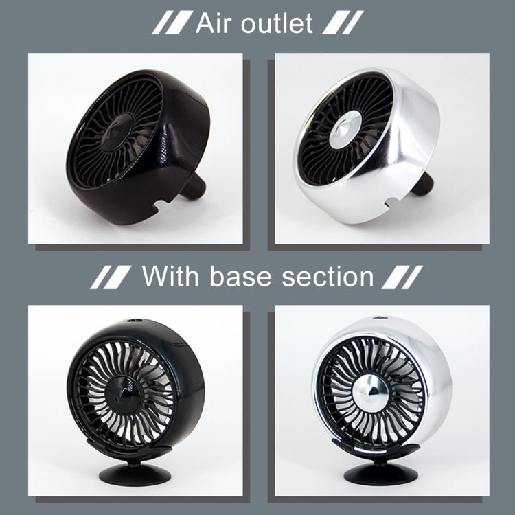 Portable Car Electric Cooling Fan with Base