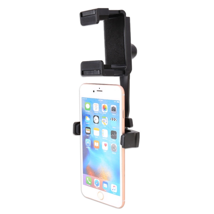 Portable Car Rearview Mirror Mobile Phone Bracket