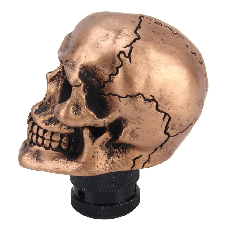 Universal Skull Head Shape Resin ABS Manual or Automatic Gear Shift Knob Fit for All Car