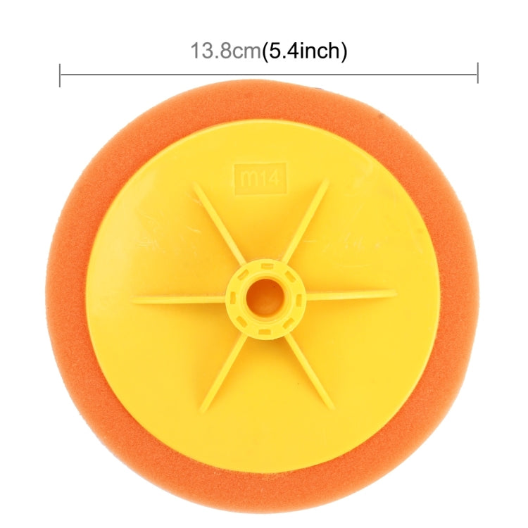 Polishing Disc Auto Polishing Machine Dedicated Sponge Wheel Wax Polishing Sponge Decontamination Sponge,Screw Hole Diameter:14mm