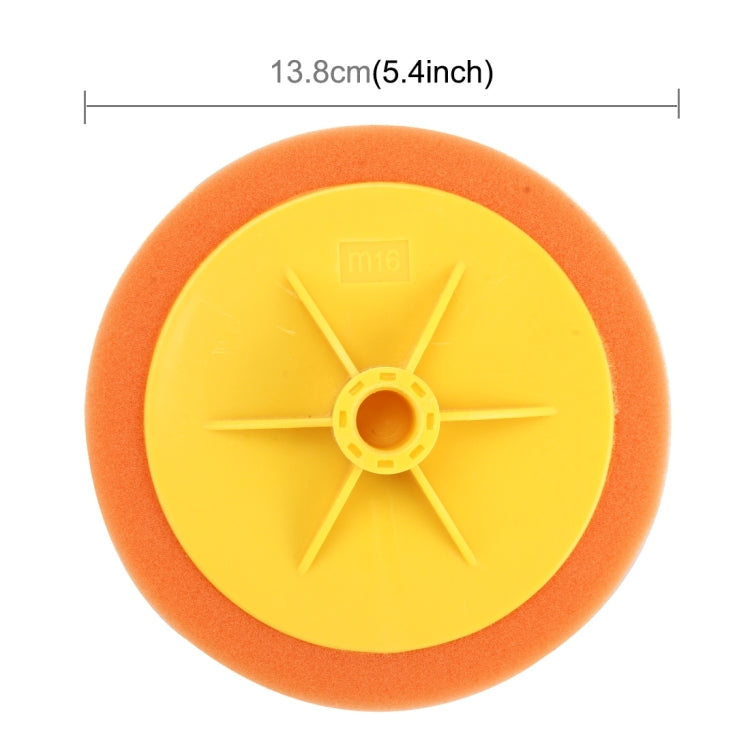 Polishing Disc Car Polishing Machine Dedicated Sponge Wheel Wax Polishing Sponge Decontamination Sponge,Screw Hole Diameter:16mm