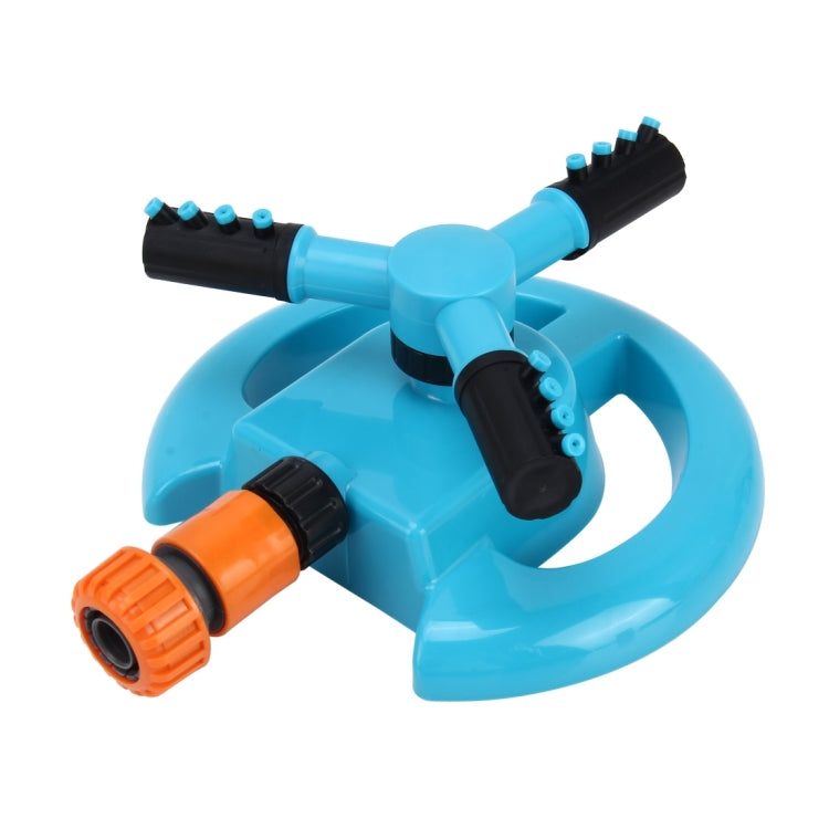 Garden Automatic Rotating Nozzle 360 Degree Rotary Automatic Sprinkler Garden Lawn Watering Nozzle,Applicable for 3/4 inch Water Pipes(Blue)