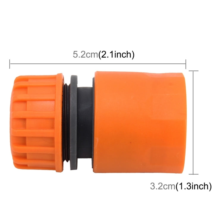 Hose Connector Garden Tools Quick Connectors Repair Damaged Leaky Adapter Garden Water Irrigation 1/2 inch Connector Joints Garden Irrigation Watering Straight Gun, Random Color Delivery