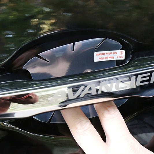 4 PCS Car Auto OPVC Door Bowl Handle Anti-scratch Protective Film for Honda, For Honda