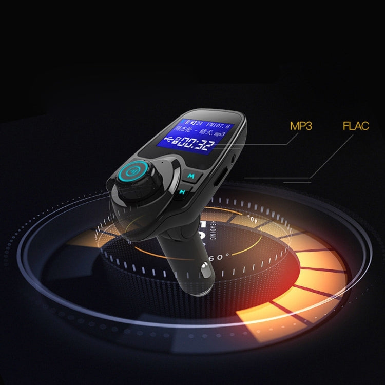 T11 Bluetooth FM Transmitter Car MP3 Player with LED Display, Support Double USB Charge & Handsfree & TF Card & U Disk Music Play Function