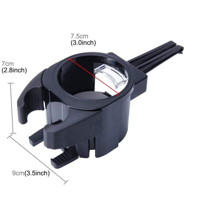 SHUNWEI SD-1027 Car Auto Multi-functional ABS Air Vent Drink Holder Bottle Cup Holder Phone Holder Mobile Mount