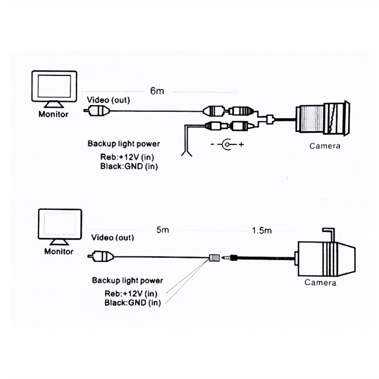 656x492 Effective Pixel HD Waterproof 4 LED Night Vision Wide Angle Car Rear View Backup Reverse Camera for Honda Accord 2018 / Civic 2017-2018