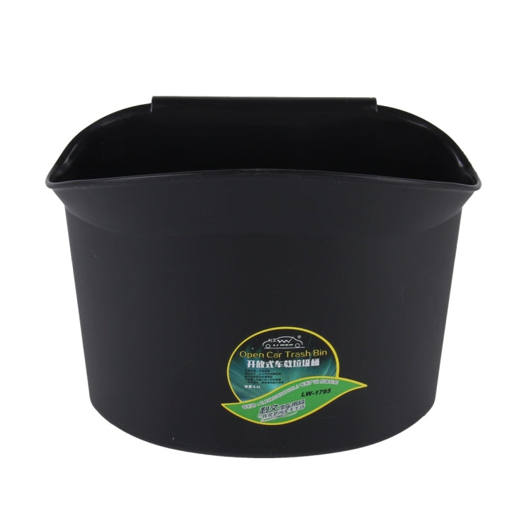 2.0L LW-1795 Universal Open Car Trash Bin with Hanger Clip