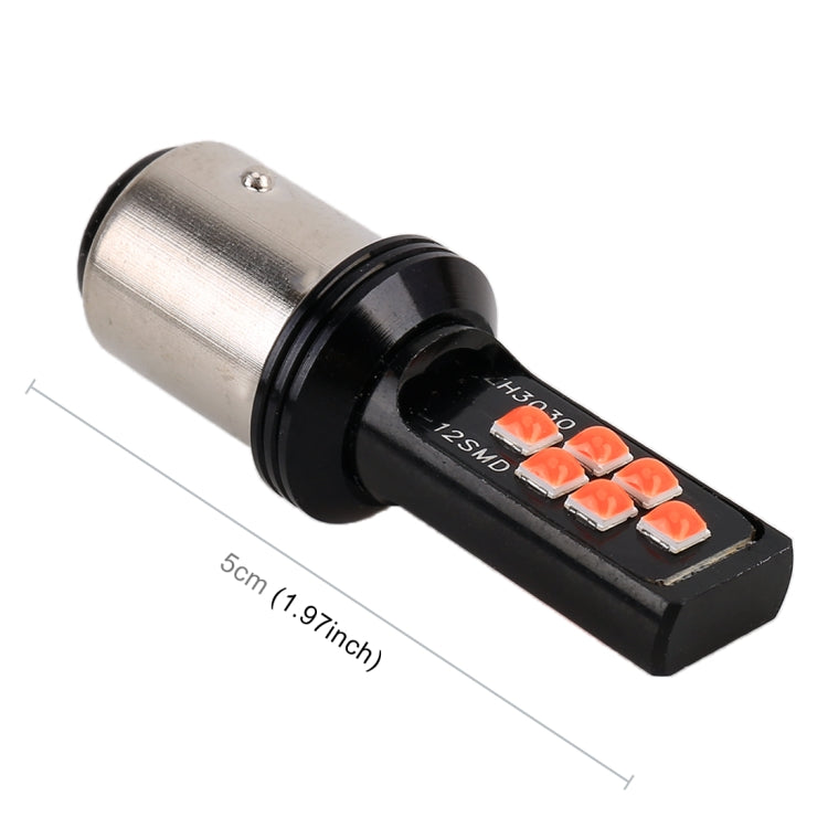 2 PCS 1157 DC9-16V / 3.5W Car Auto Brake Lights 12LEDs SMD-ZH3030 Lamps, with Constant Current