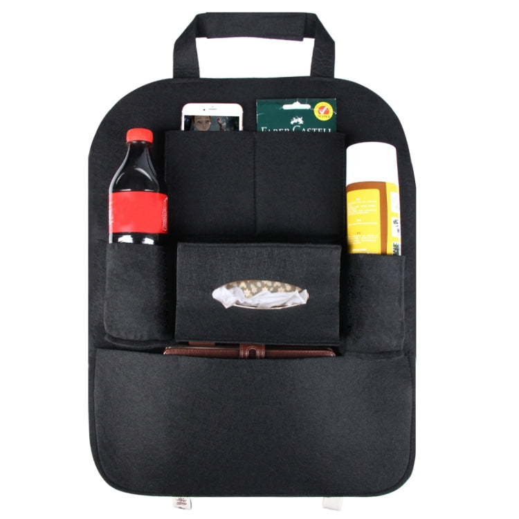 KANEED Auto Car Backseat Organizer Multi-Pocket Travel Storage Bag for Sunglass Phone Tissue Beverage Drink Can