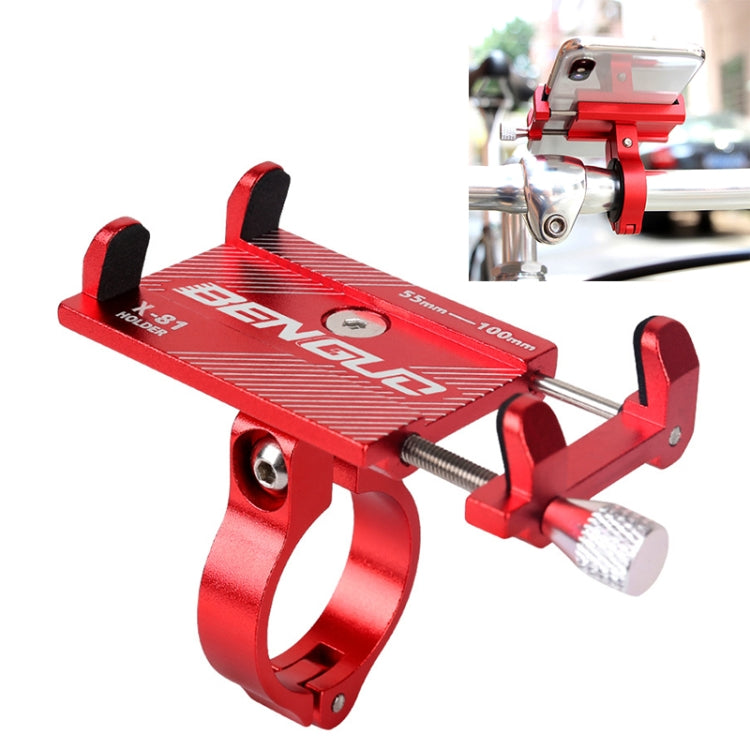 Motorcycle Handlebar Aluminum Alloy Phone Bracket