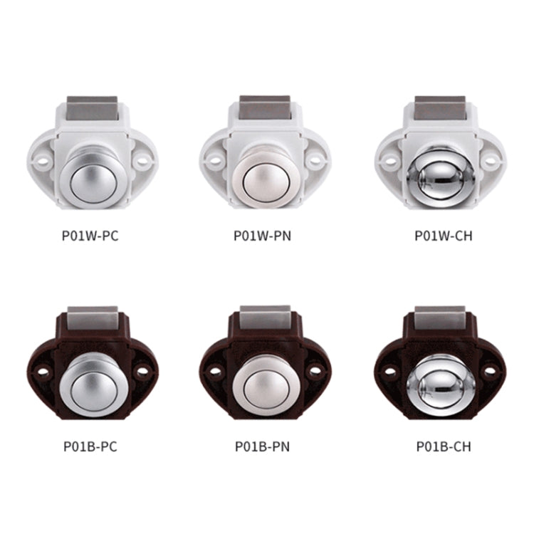 Press Type Drawer Cabinet Catch Latch Release Cupboard Door Stop Drawer Cabinet Locker for RV / Yacht / Furniture