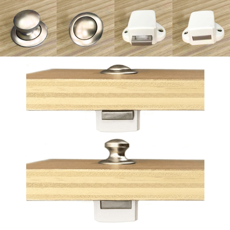 Press Type Drawer Cabinet Catch Latch Release Cupboard Door Stop Drawer Cabinet Locker for RV / Yacht / Furniture