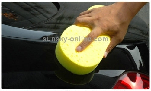 5 PCS Household Cleaning Sponge Yellow Car Wash Sponge With Small Pores