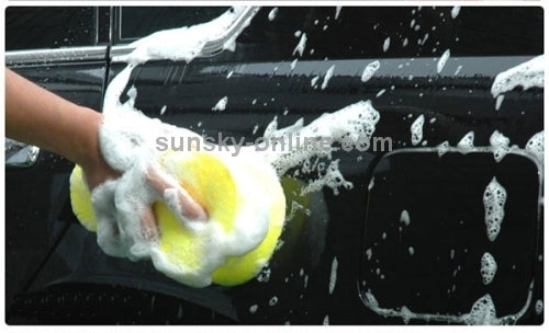 5 PCS Household Cleaning Sponge Yellow Car Wash Sponge With Small Pores