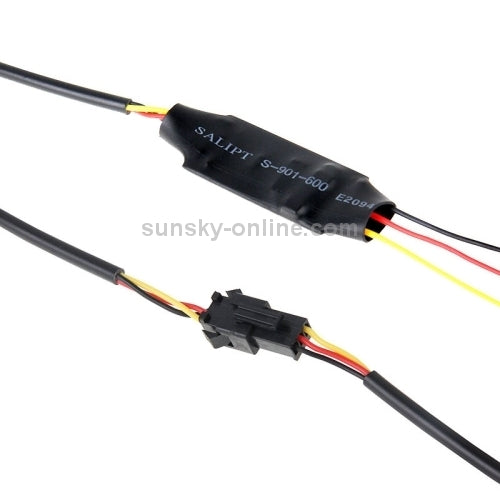 2 PCS 12V Car Daytime Running Lights Soft Article Lamp, White + Yellow Light, Length: 85cm